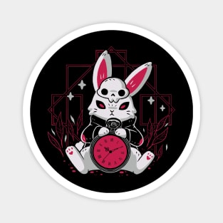 Metal White Rabbit Magnet